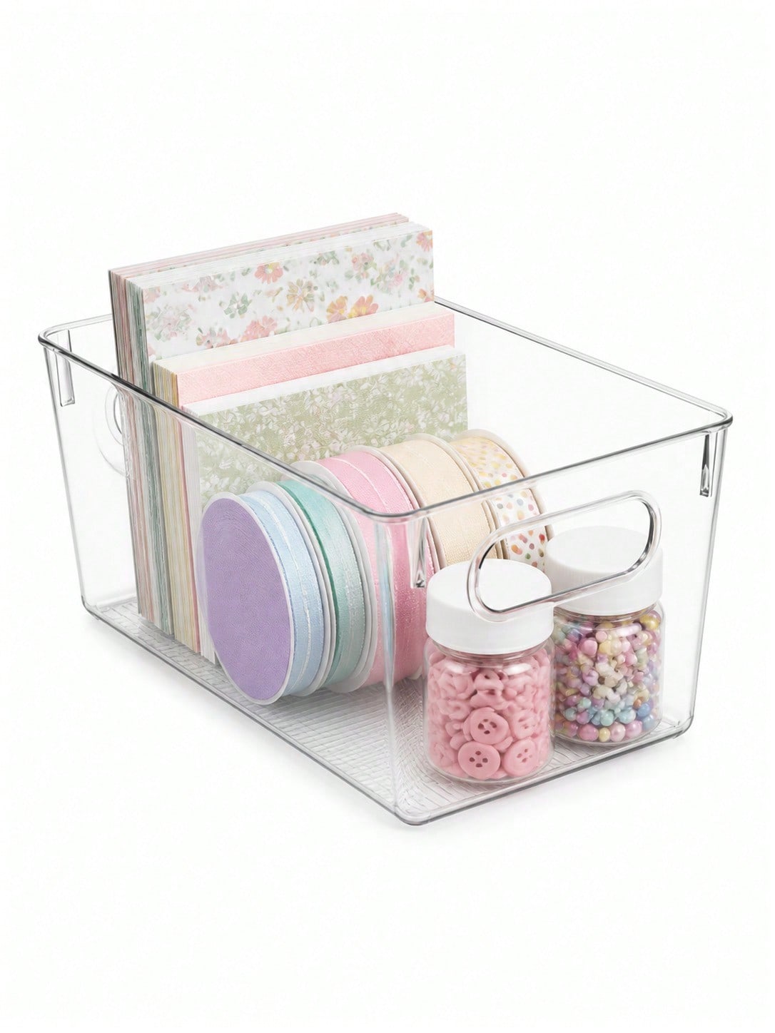Stationery Office - Set di 8 Contenitori Trasparenti con