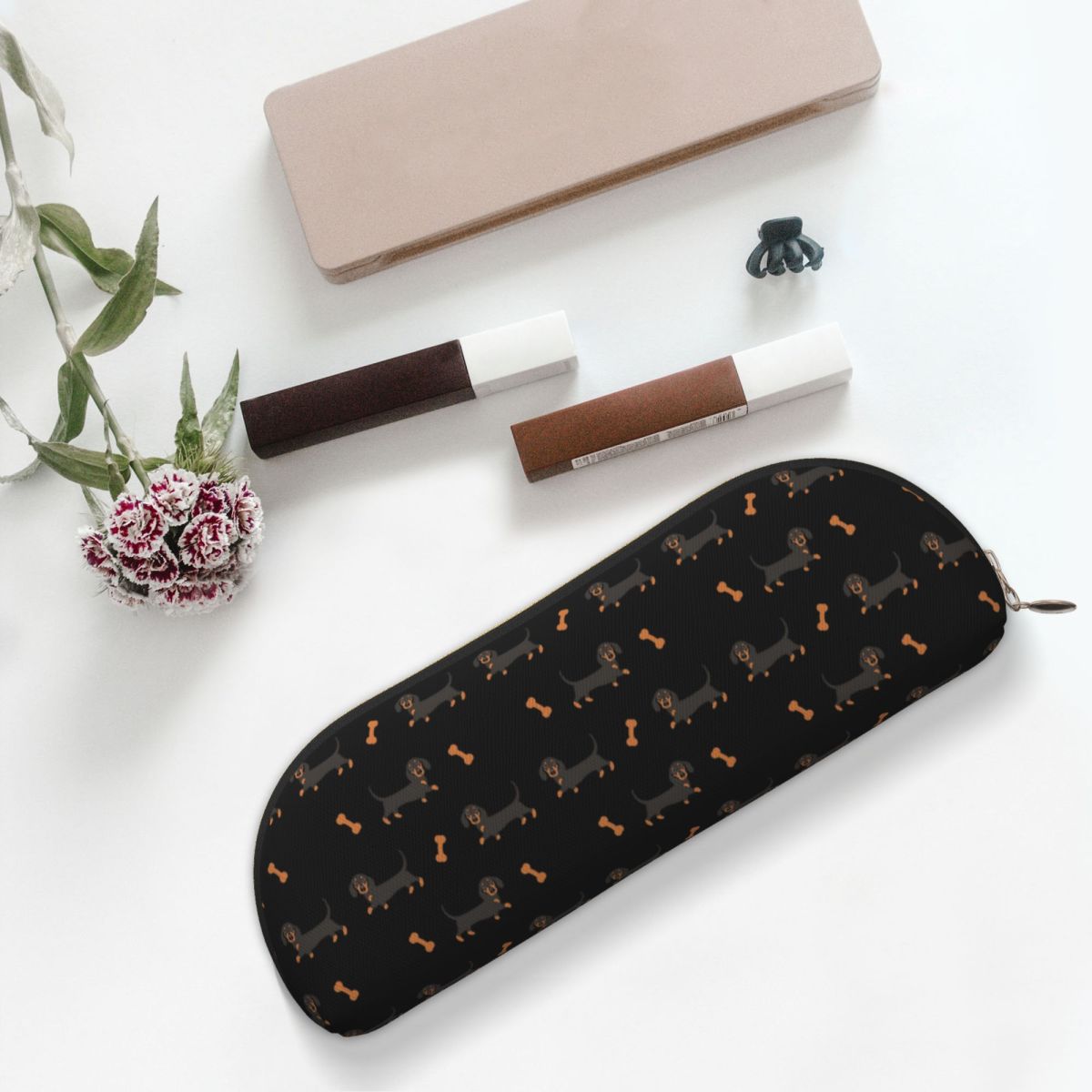 Tan Stationery & Office Supply - Astuccio per matite per cani con