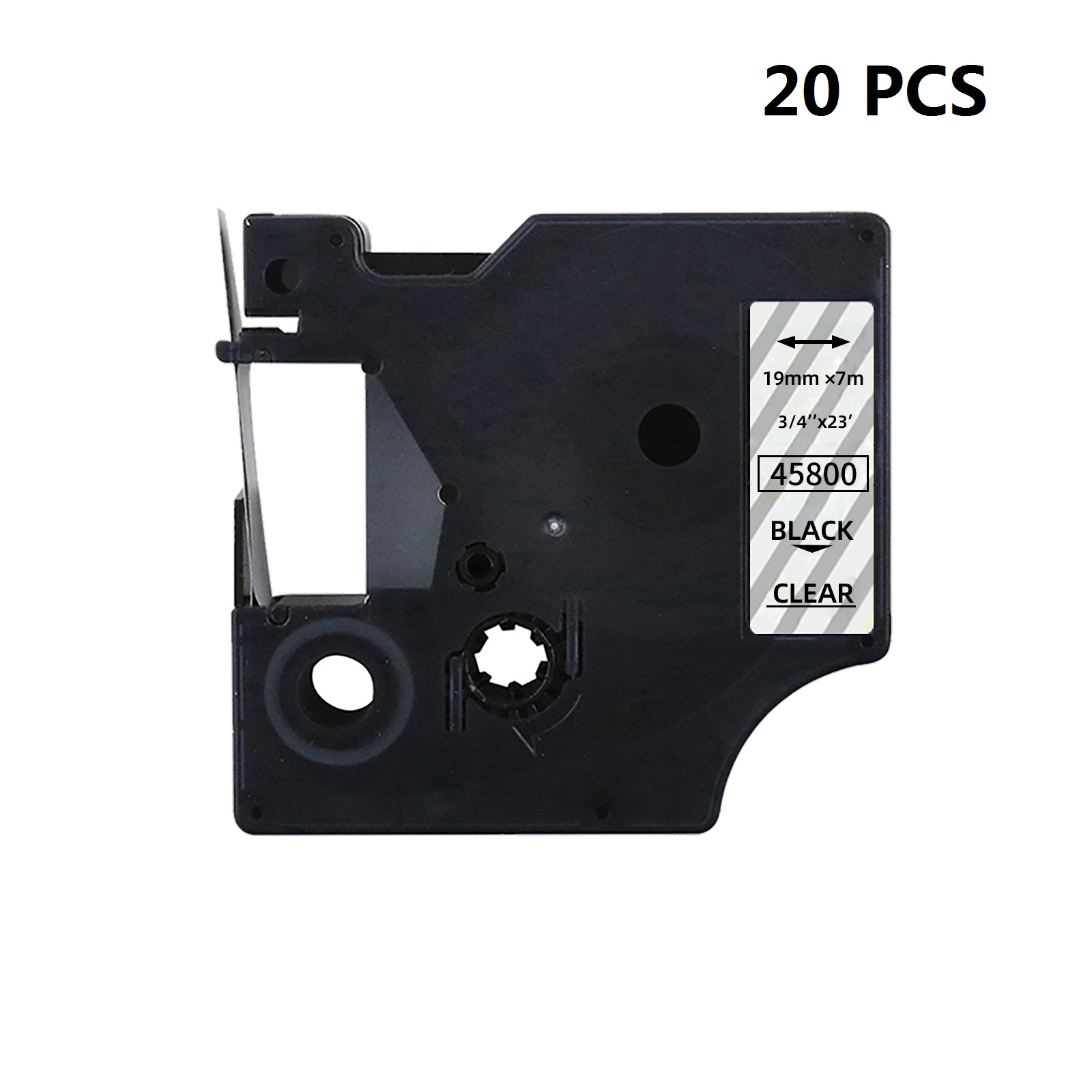 Label Printer Tape - 20 pezzi di nastro per etichette