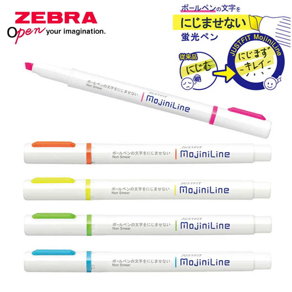 Zebra Pen Mildliner - 4pcs Japan Zebra Highlighter Set di