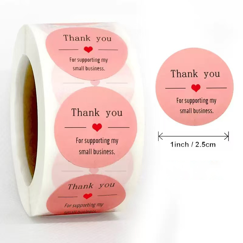 Sticker Label Roll - Grazie per aver supportato la mia