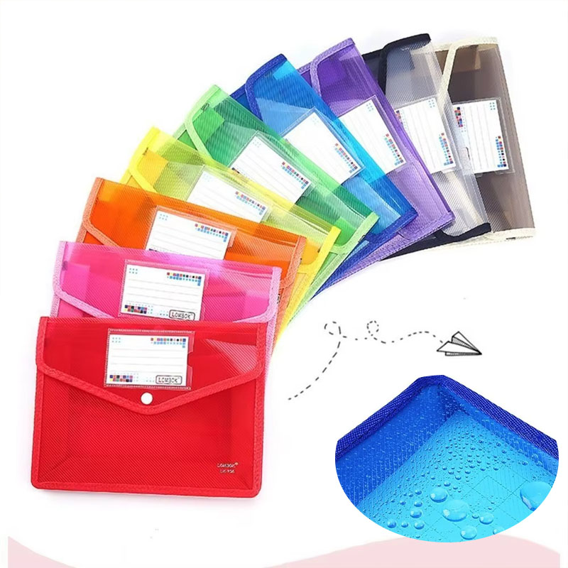 Stationery Supplier - 1-10 Pezzi Cartella Portadocumenti Impermeabile A4