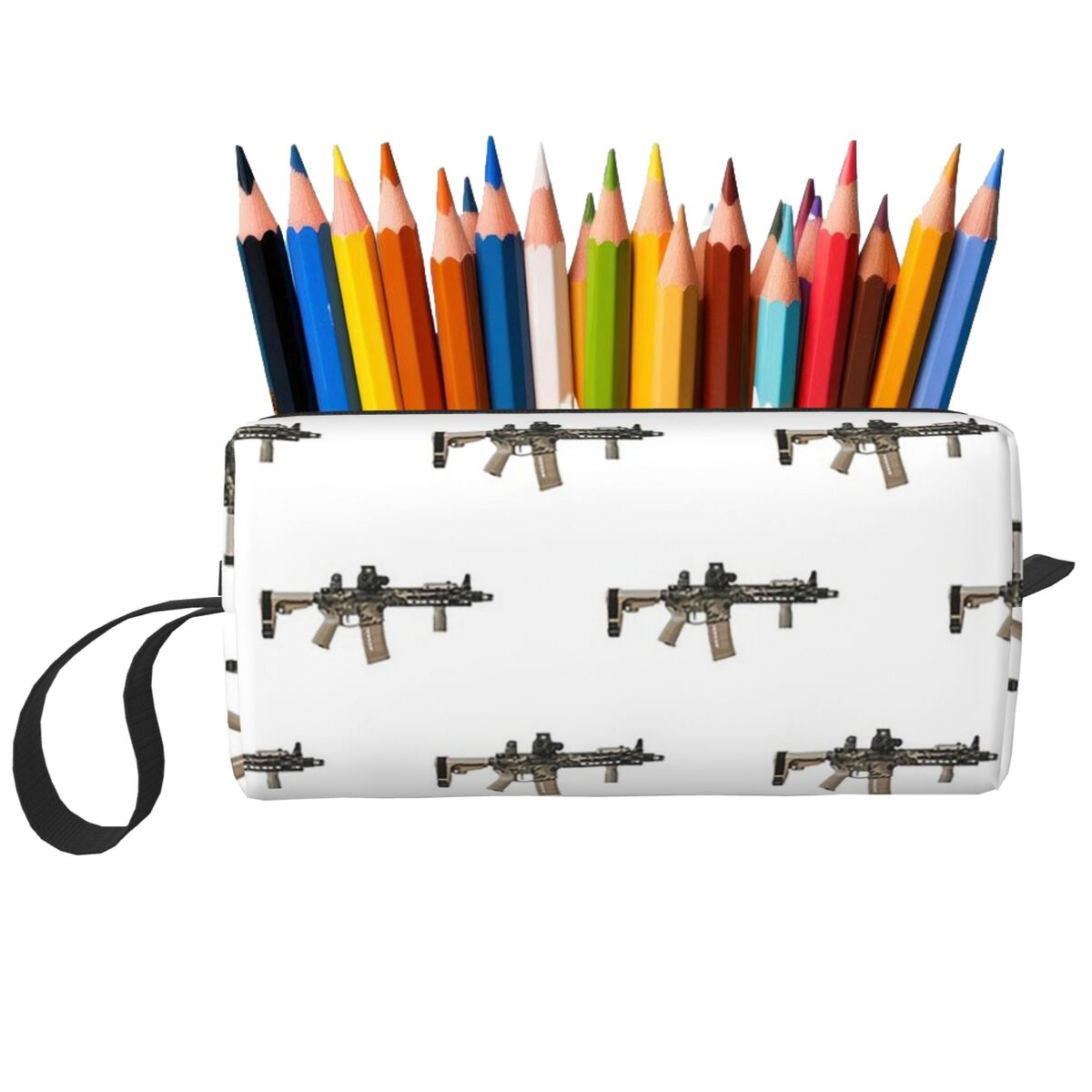 Tan Stationery & Office Supply - Astuccio portapenne bianco AR-15 Tan Camo