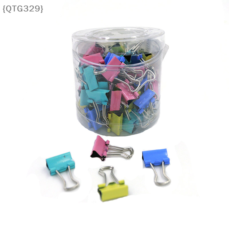Binder Clip Assorted - 【F2-QT329】60 mini fermagli metallici assortiti -