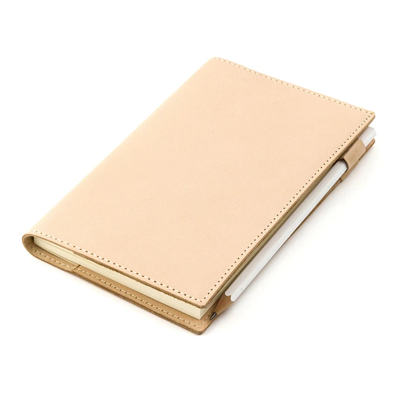 Tan Stationery & Office Supply - Frothenon quaderno con copertina in vera