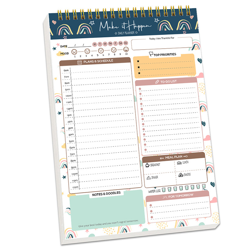 Office Stationery Supply List - Agenda Planner a Spirale A5, Quaderno