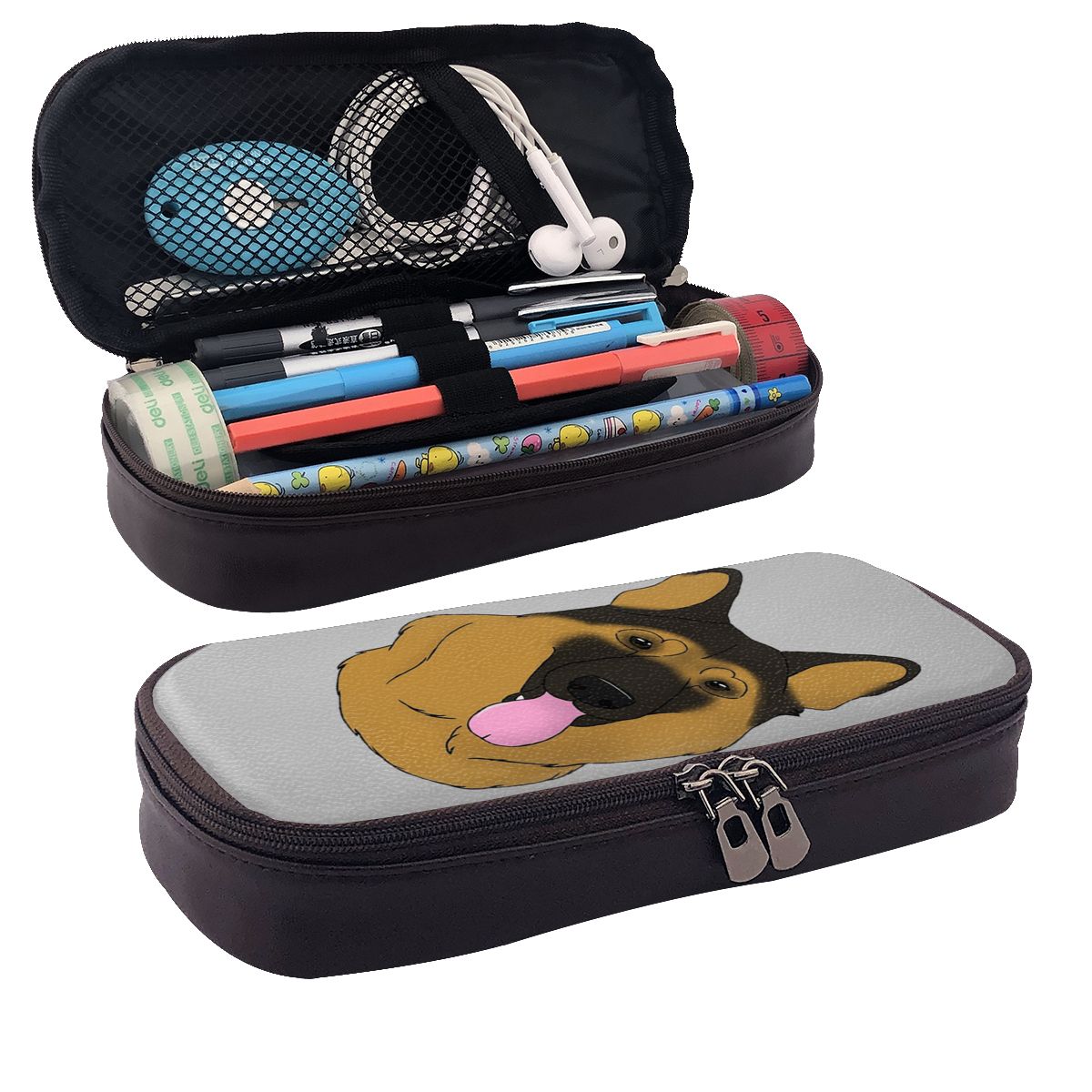 Tan Stationery & Office Supply - Pastore tedesco - Astuccio in pelle
