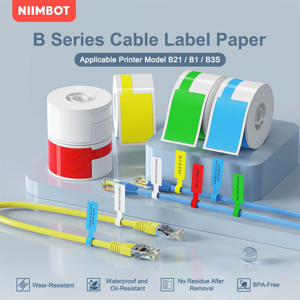 Label Printer Tape - Stampante portatile per etichette per cavi