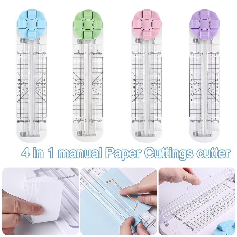 Stationery Office - Taglierina per Carta Portatile 4-in-1 360