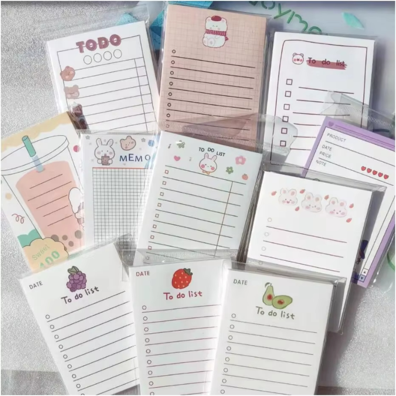Office Stationery Supply List - 50 fogli Lista delle cose da