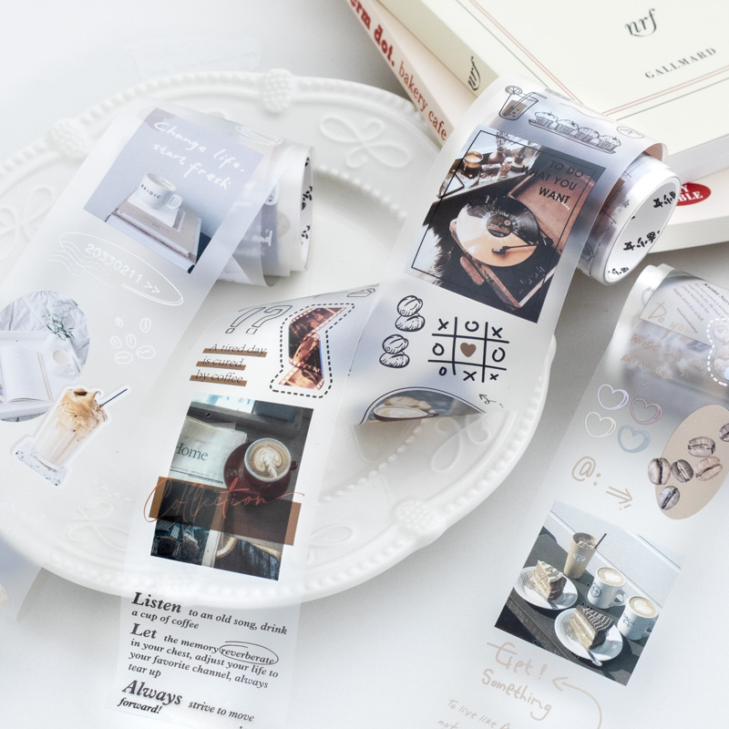 Label Printer Tape - 6 stili 50mm * 200cm poesia