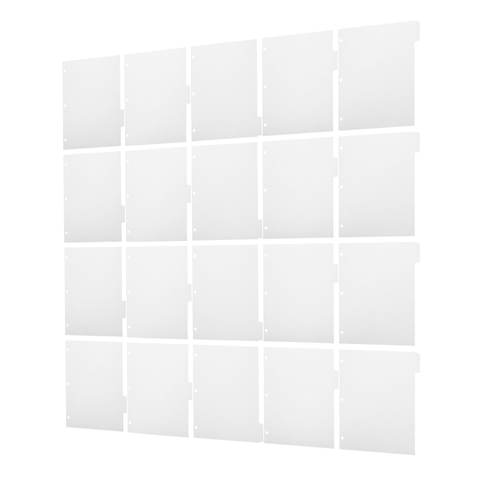 4 Set di Divisori Bianchi 11x9 - Index Tab Divider recensione e prezzo
