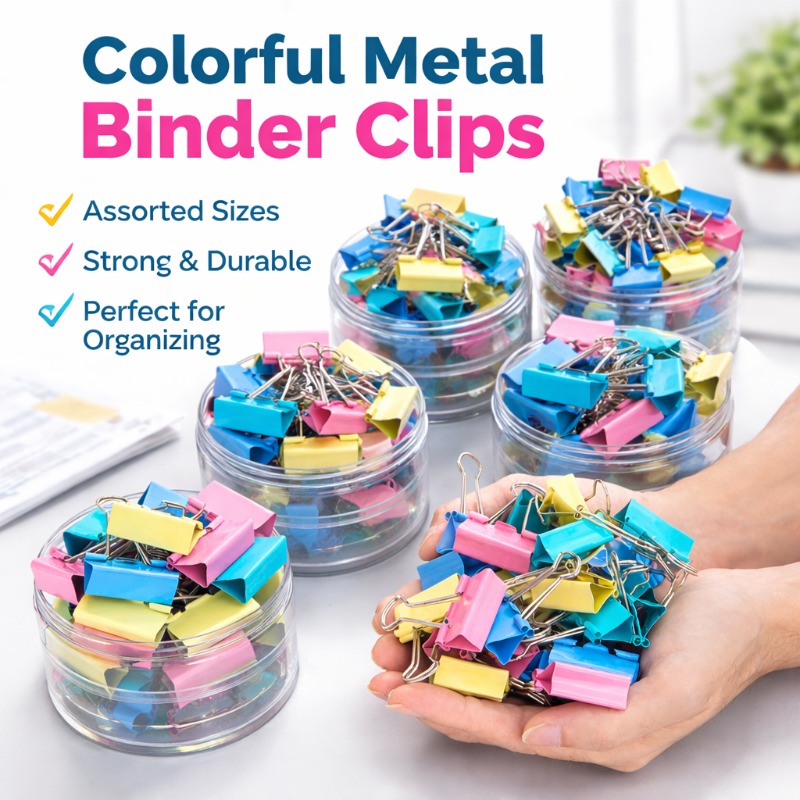 40 pezzi/set di clip per racco - Binder Clip Assorted recensione e prezzo