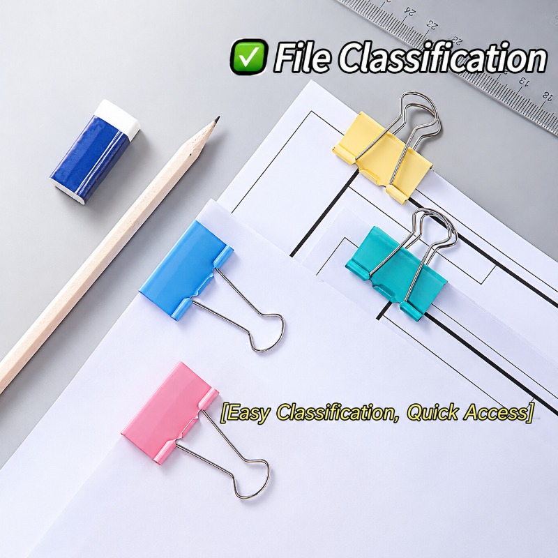 Clip Fermacarte in Metallo Col - Binder Clip Assorted recensione e prezzo