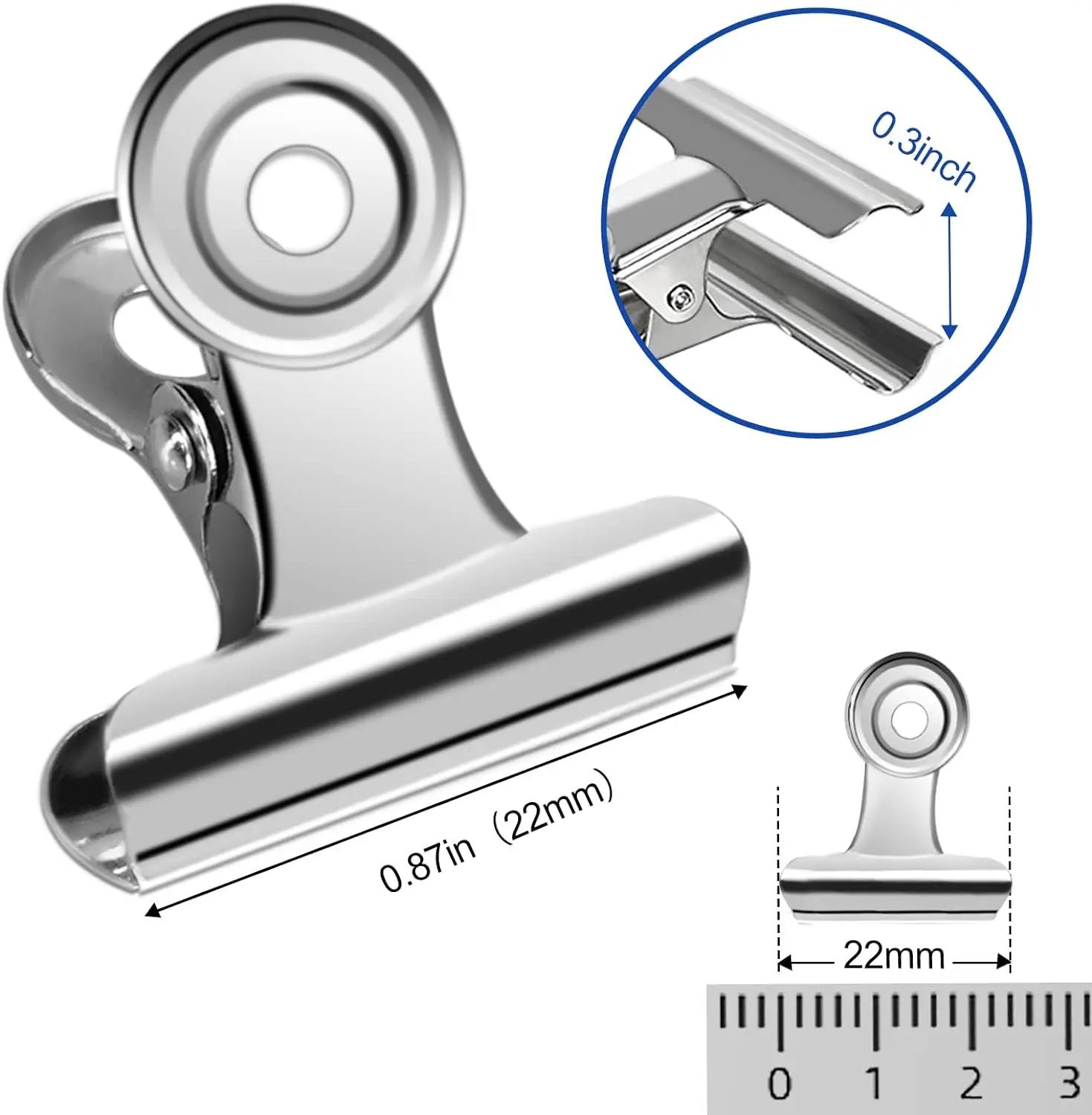 40/20PCS Set Mini 21x23mm Impu - Binder Clip Assorted recensione e prezzo