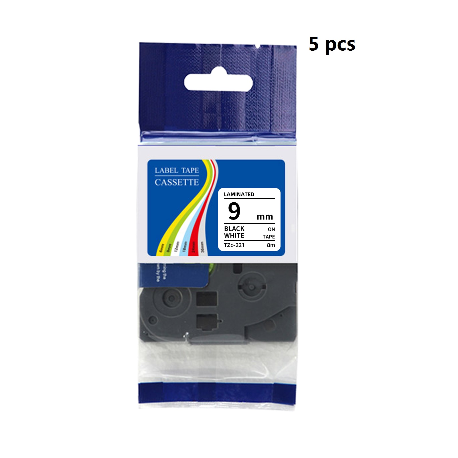 5 nastri per etichette laminat - Label Printer Tape recensione e prezzo