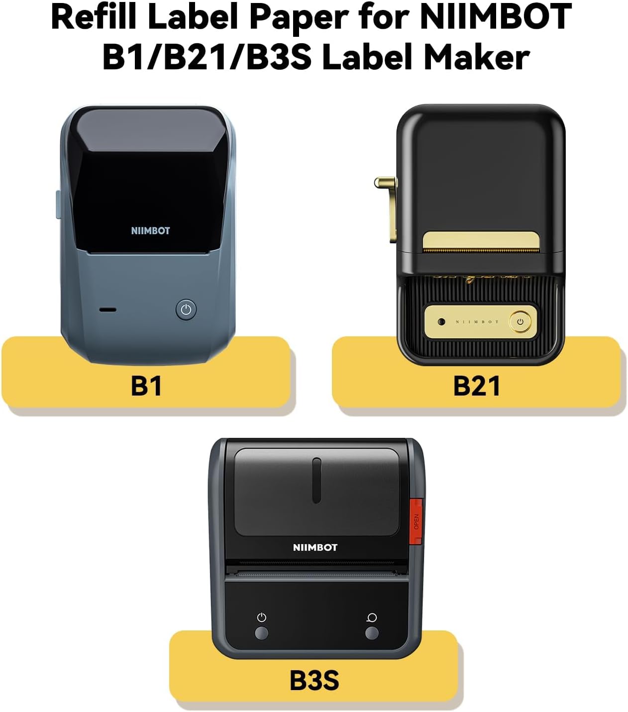 NiiMBOT B21 B1 B3S Etichetta R - Label Printer Tape recensione e prezzo