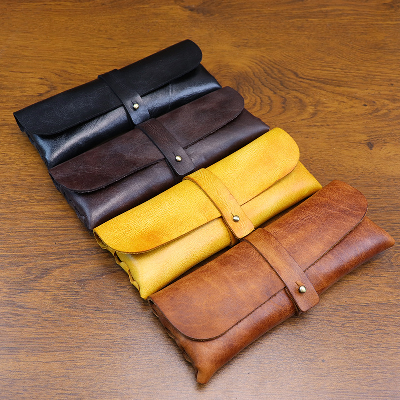 Astuccio Vintage in Pelle Conc - Tan Stationery & Office Supply recensione e prezzo