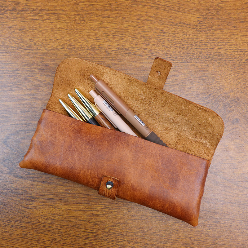 Astuccio Vintage in Pelle Conc - Tan Stationery & Office Supply recensione e prezzo