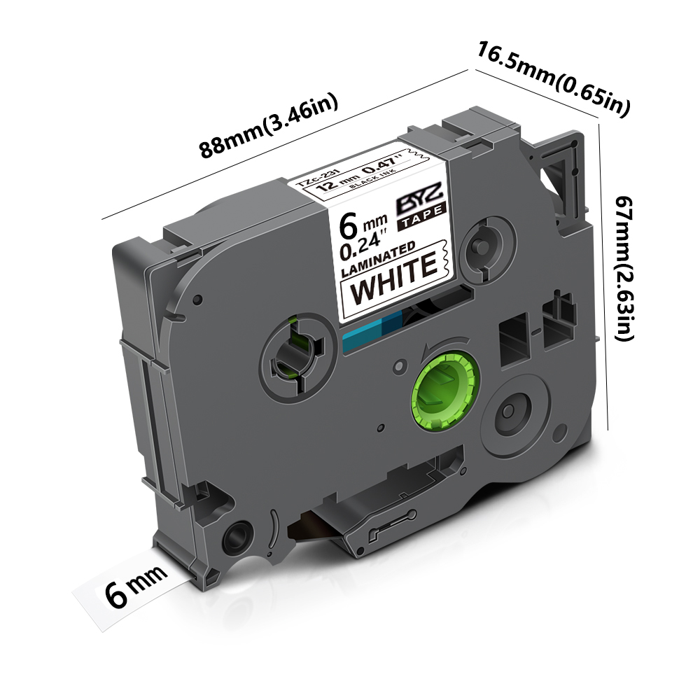 1 Confezione di Nastro TZe211  - Label Printer Tape recensione e prezzo