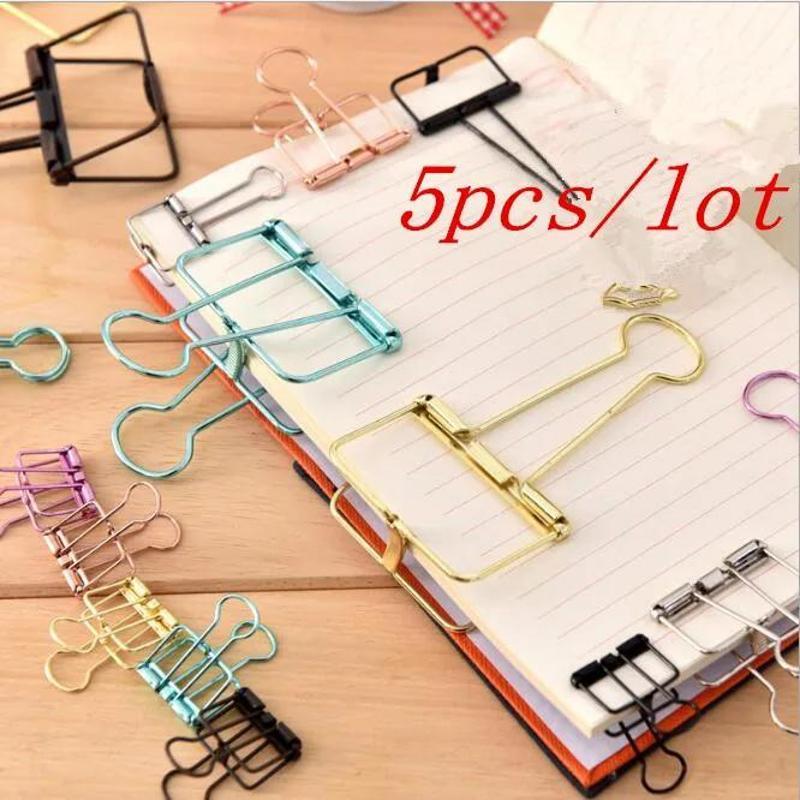 5 clip per raccoglitori in met - Binder Clip Assorted recensione e prezzo