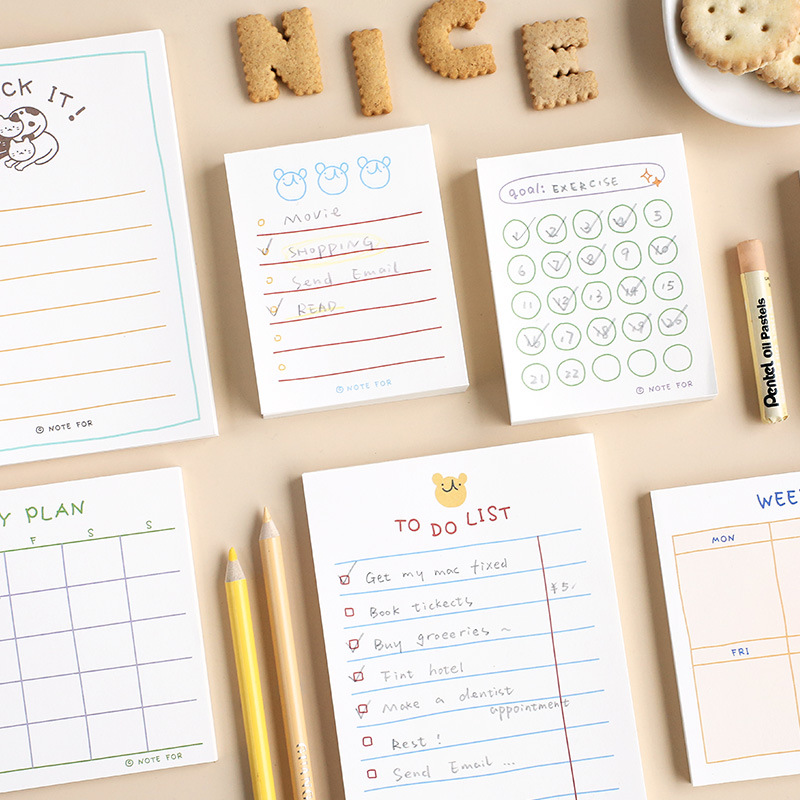 Blocco Note Serie Cute Plan da - Office Stationery Supply List recensione e prezzo