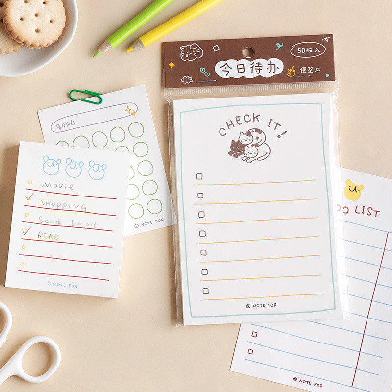Blocco Note Serie Cute Plan da - Office Stationery Supply List recensione e prezzo