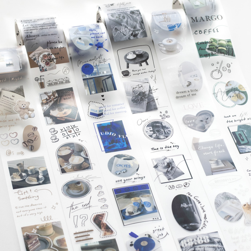 6 stili 50mm * 200cm poesia pe - Label Printer Tape recensione e prezzo